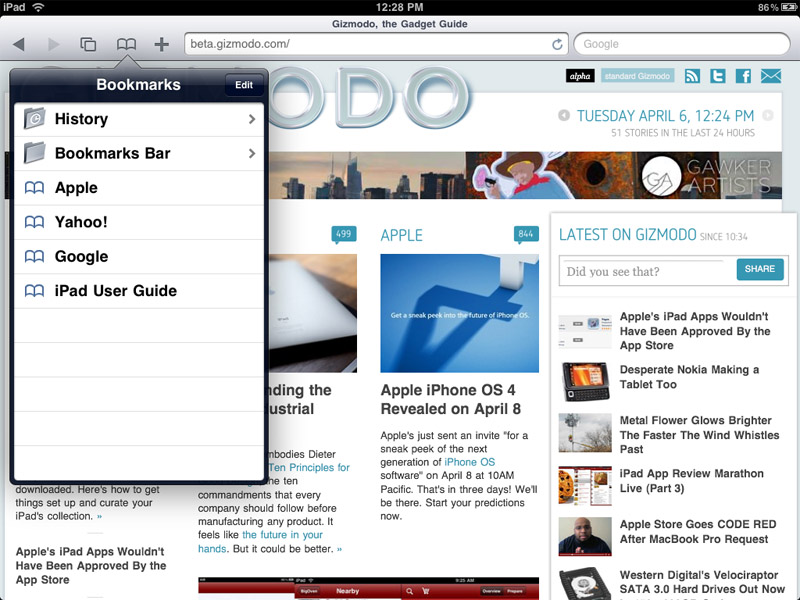 Illustration for article titled Understanding the iPad's Software